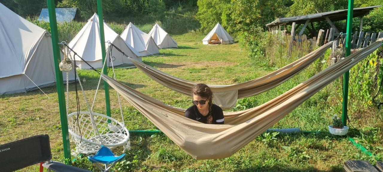 Luna Rock Glamping Brezoi - Blue Scai Dış mekan fotoğraf